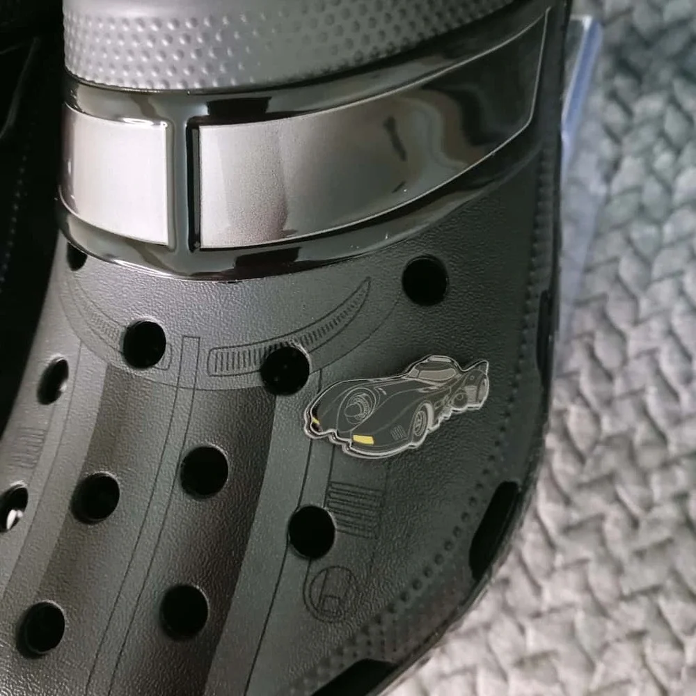Crocs x Batman Batmobile Classic Black Clog‎ Mens size 7 Womens 9